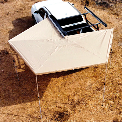 4wd Foxwing Araba Kampı 270 Derece Fan Çadırı Ağır Hizmet Tipi Araba Gölgelik Çadırı