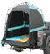Polyester Araba Arka Çatı Dış Mekan Ekipmanları Kamp Çadırı Carport Taşınabilir Araba Barınağı
