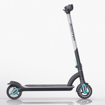 Yetişkinler Gençler İçin Offroad Katlanabilir E Rulo Mobil E Scooter 250W Katlanabilir Elektrikli Scooter